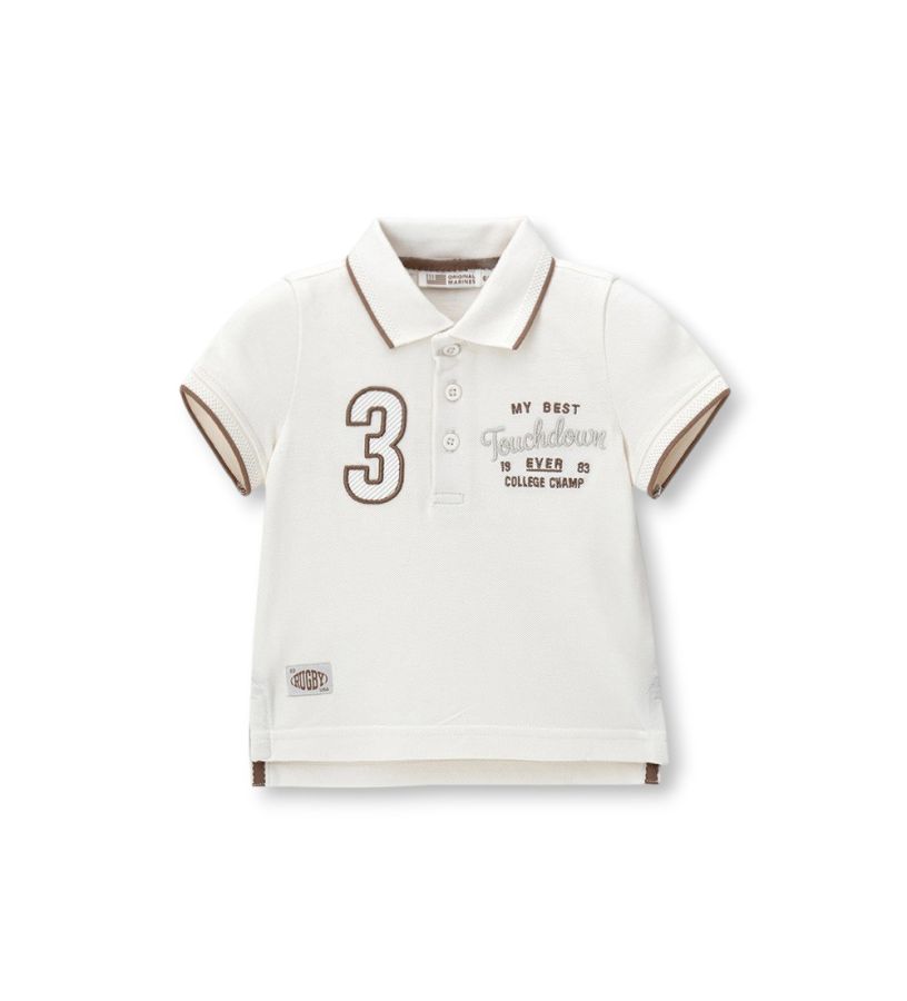 Short-sleeved polo shirt