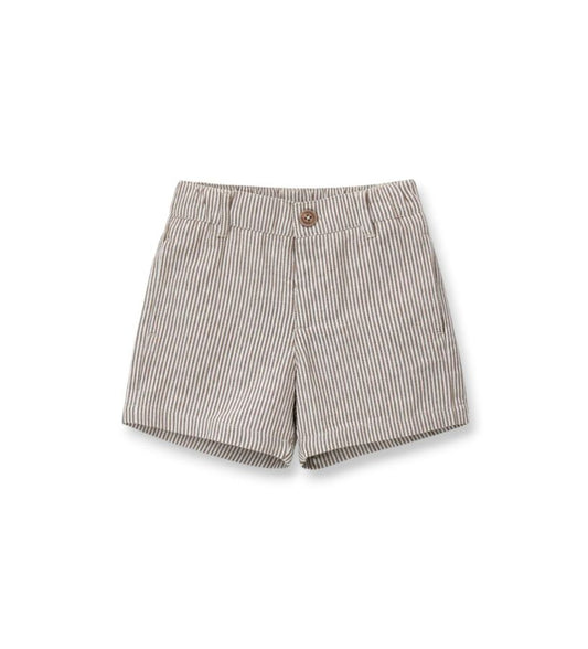 Shuttle-weave bermuda