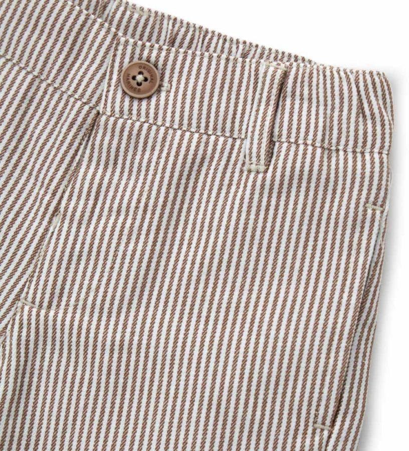 Shuttle-weave bermuda