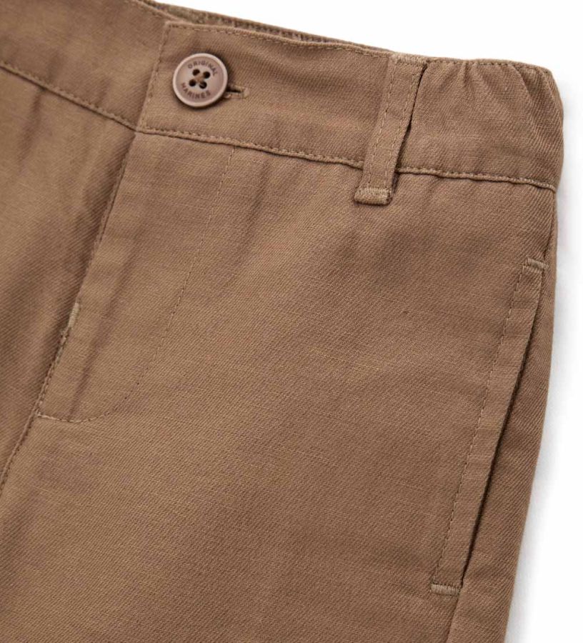 Shuttle-weave bermuda