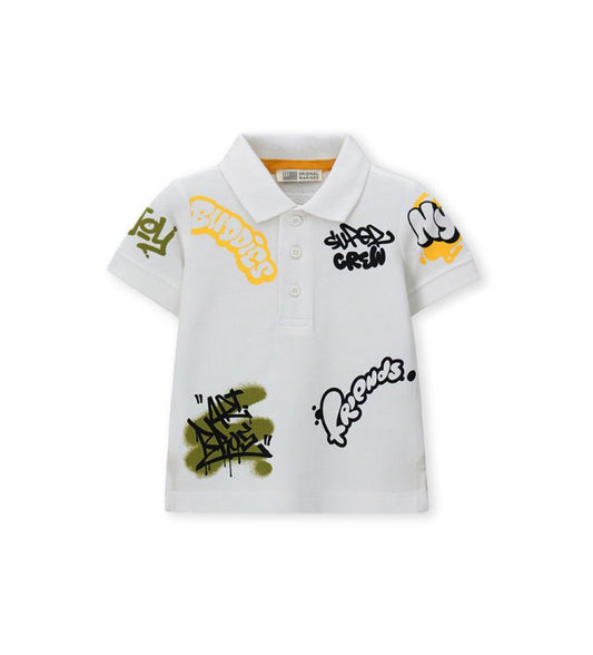 Short-sleeved polo shirt