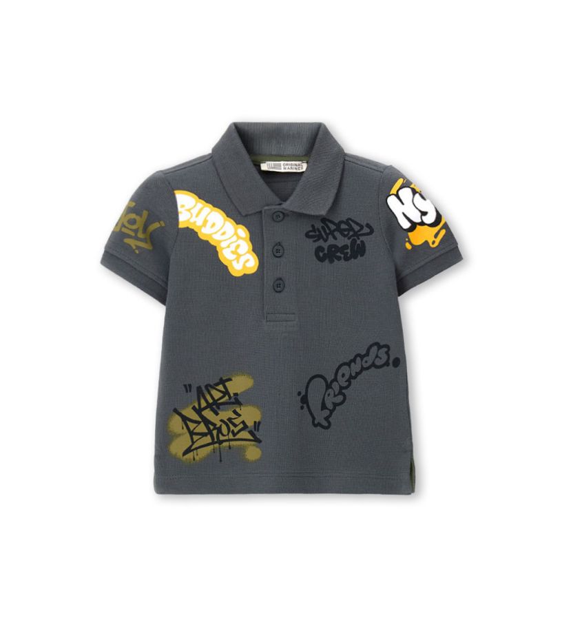 Short-sleeved polo shirt
