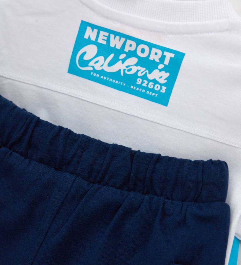 T-shirt and bermuda shorts set