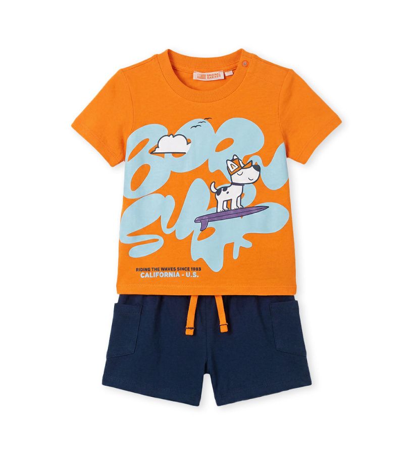 T-shirt and bermuda shorts set