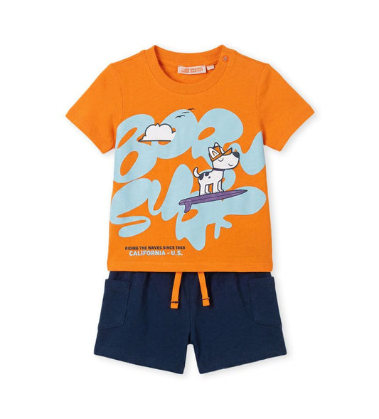 T-shirt and bermuda shorts set