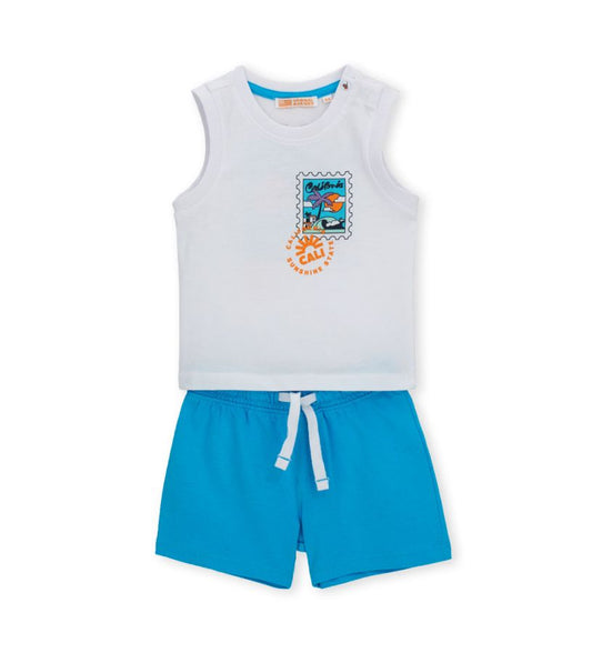 T-shirt and bermuda shorts set
