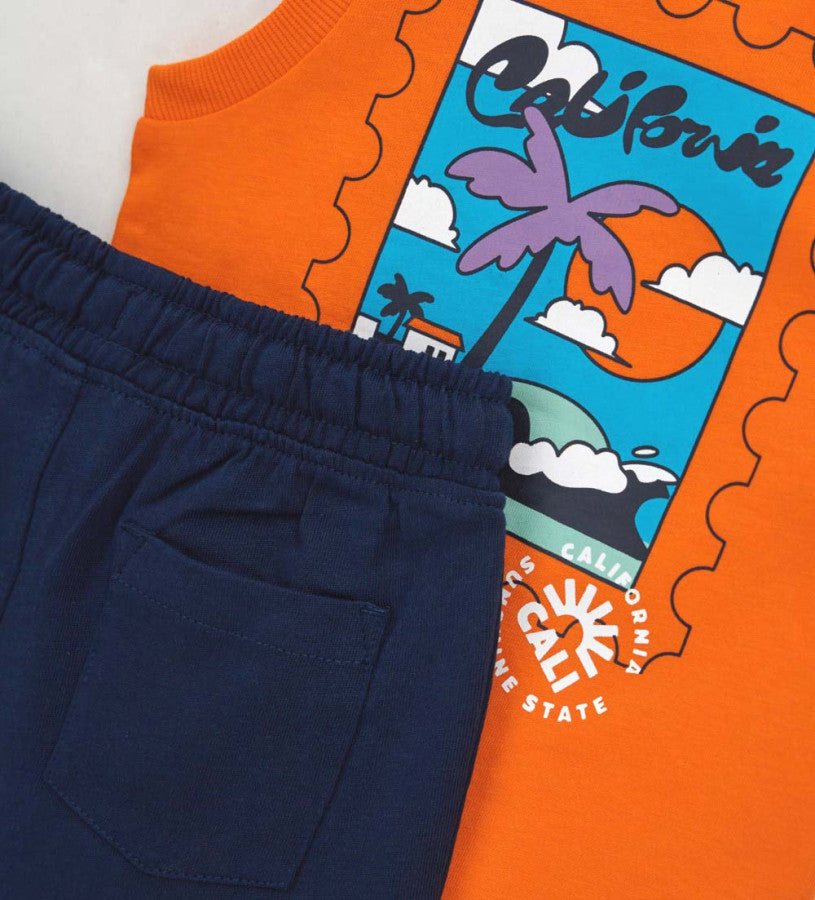 T-shirt and bermuda shorts set