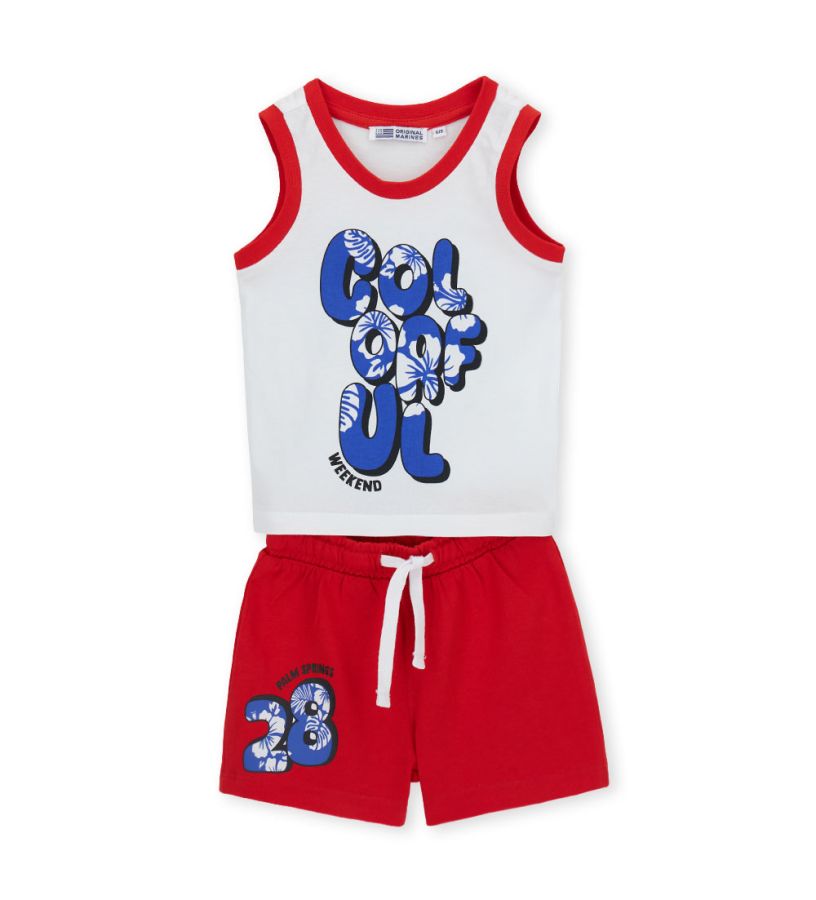 Tank top and bermuda shorts set