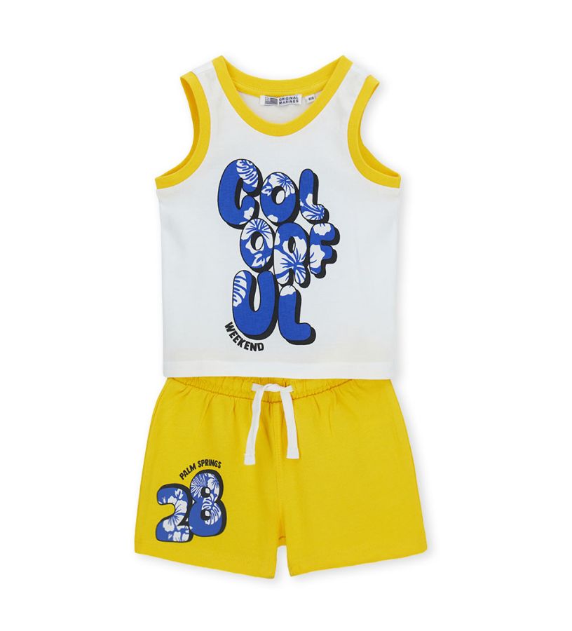 Tank top and bermuda shorts set