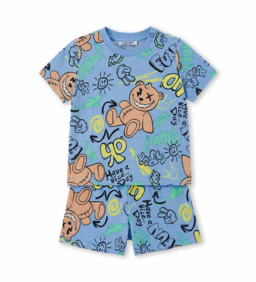 Short cotton pajamas
