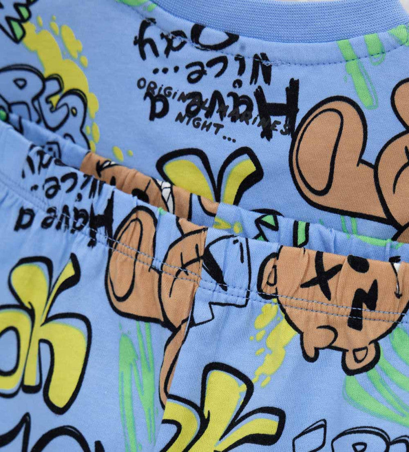 Short cotton pajamas