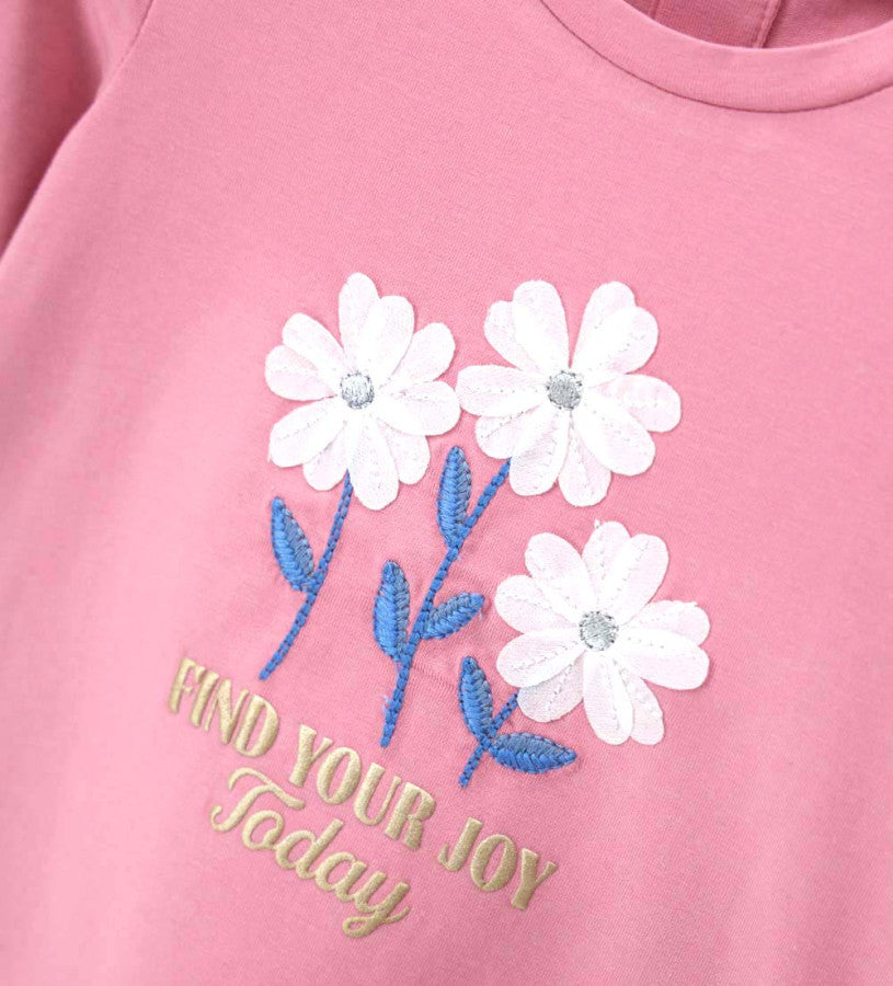T-shirt with flowers