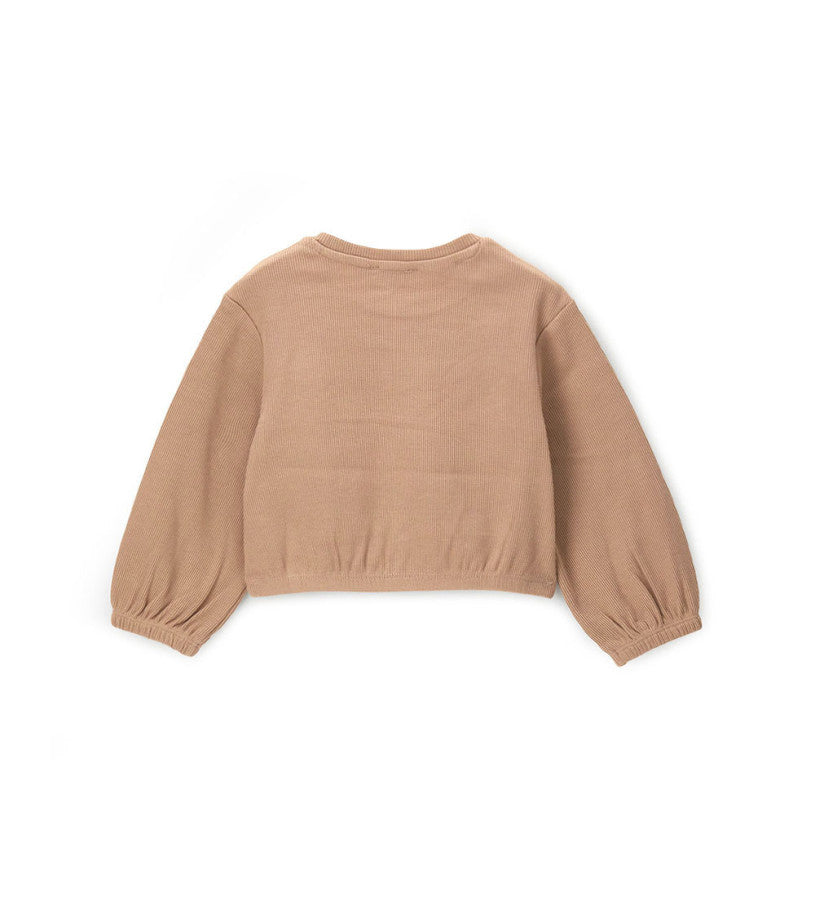 Sweatshirt with flower