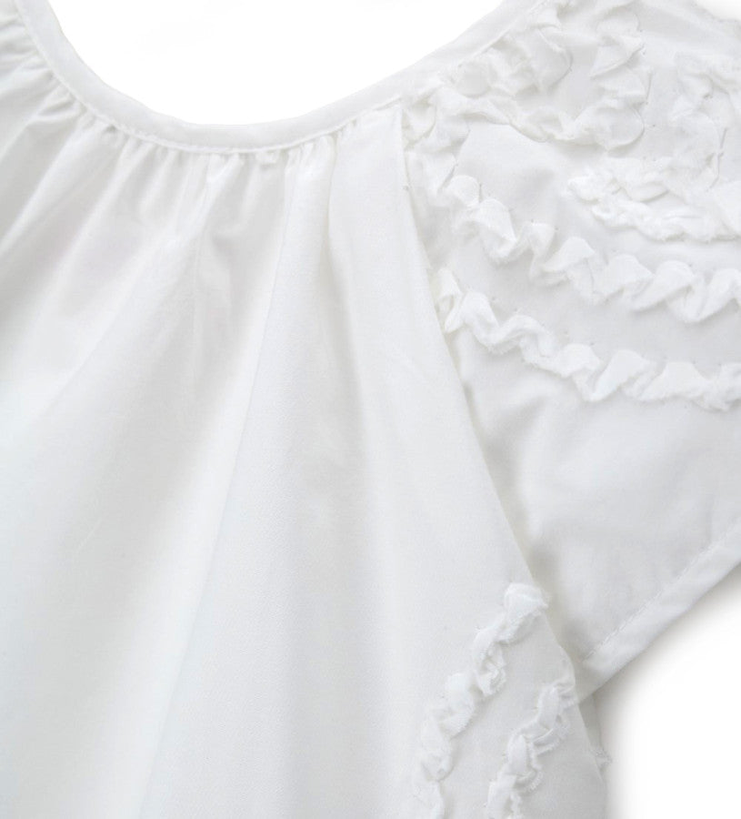 Dress with ruffles