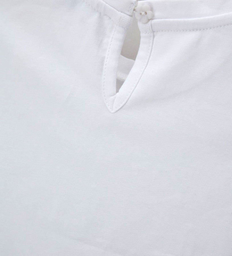 T-shirt with ruffles