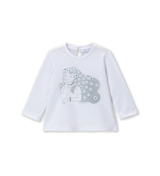 Metallic print t-shirt