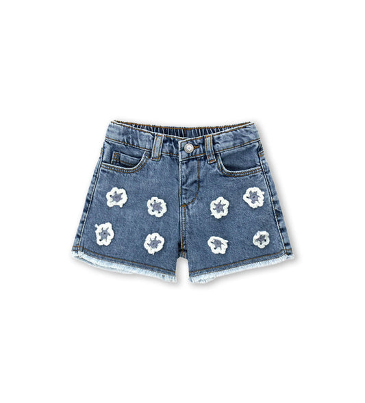 Bermuda shorts in denim