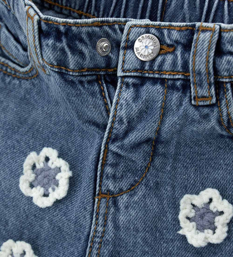 Bermuda shorts in denim