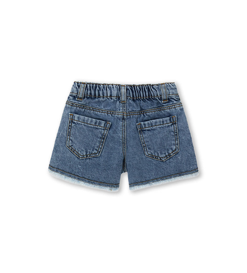 Bermuda shorts in denim