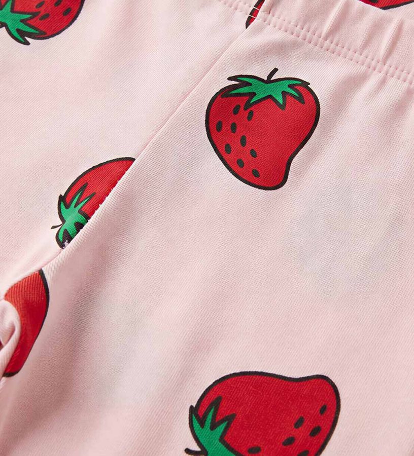 Leggings with strawberries