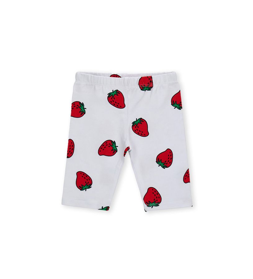 Leggings with strawberries