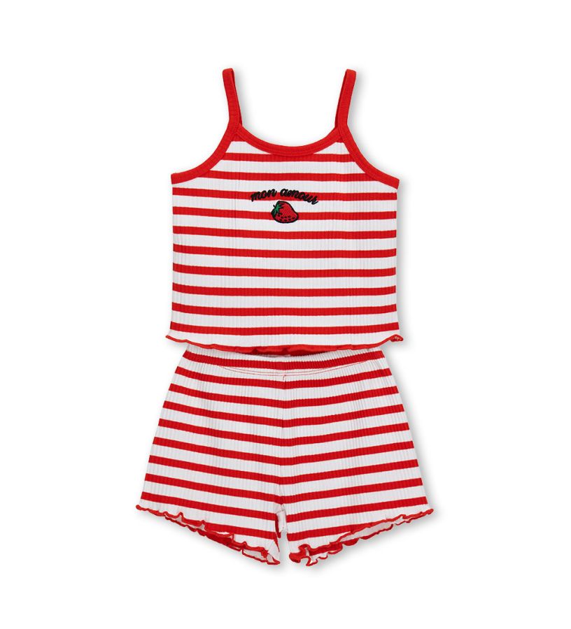 Tank top and Bermuda shorts set