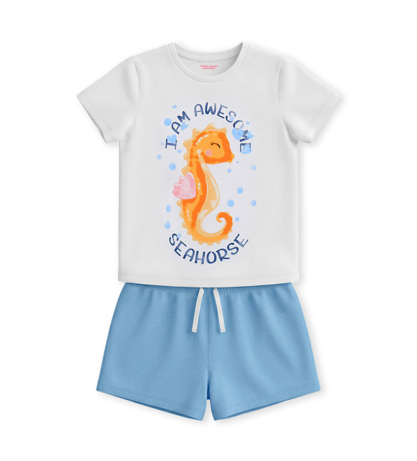 Short cotton pajamas