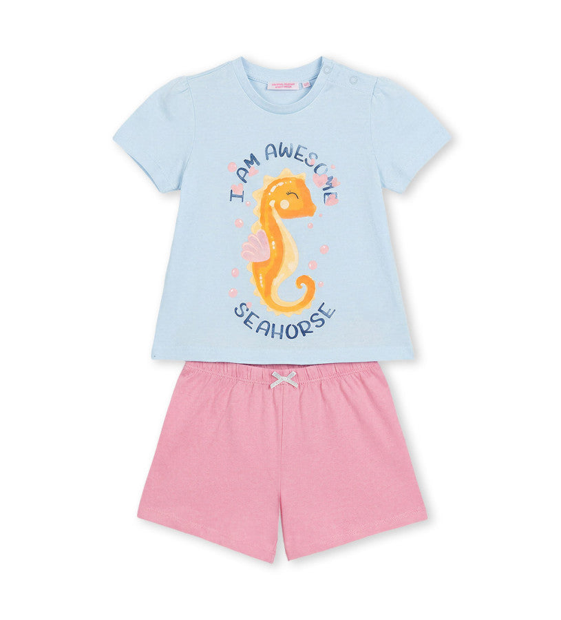Short cotton pajamas