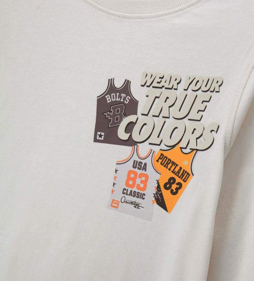 T-shirt with prints