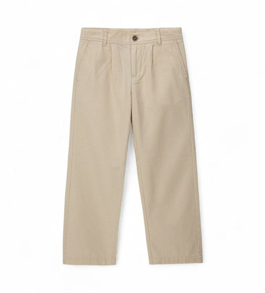 Linen blend trousers