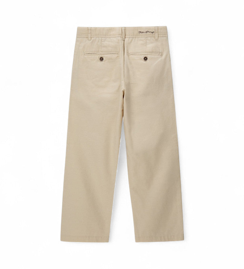 Linen blend trousers