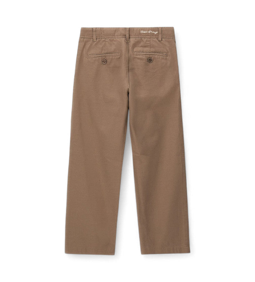 Linen blend trousers