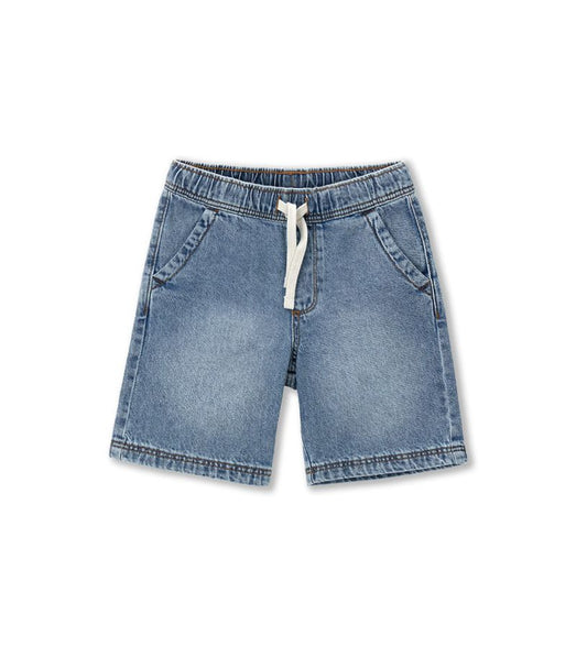Bermuda shorts in denim
