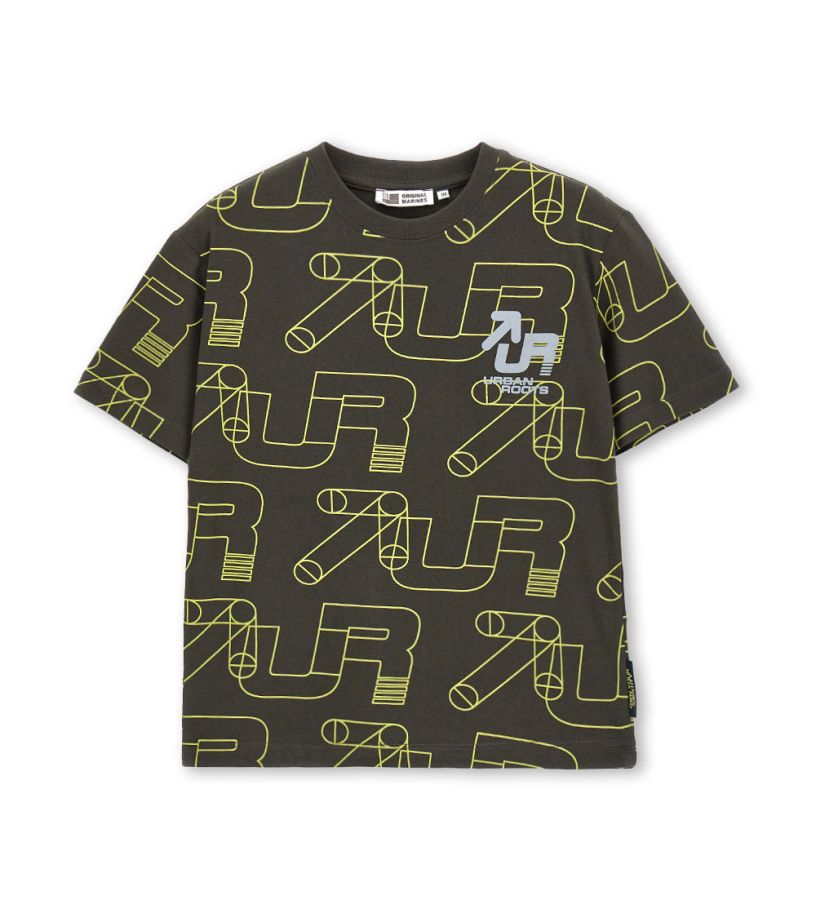 Allover print t-shirt