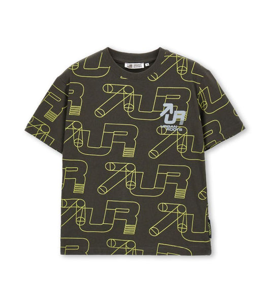 Allover print t-shirt