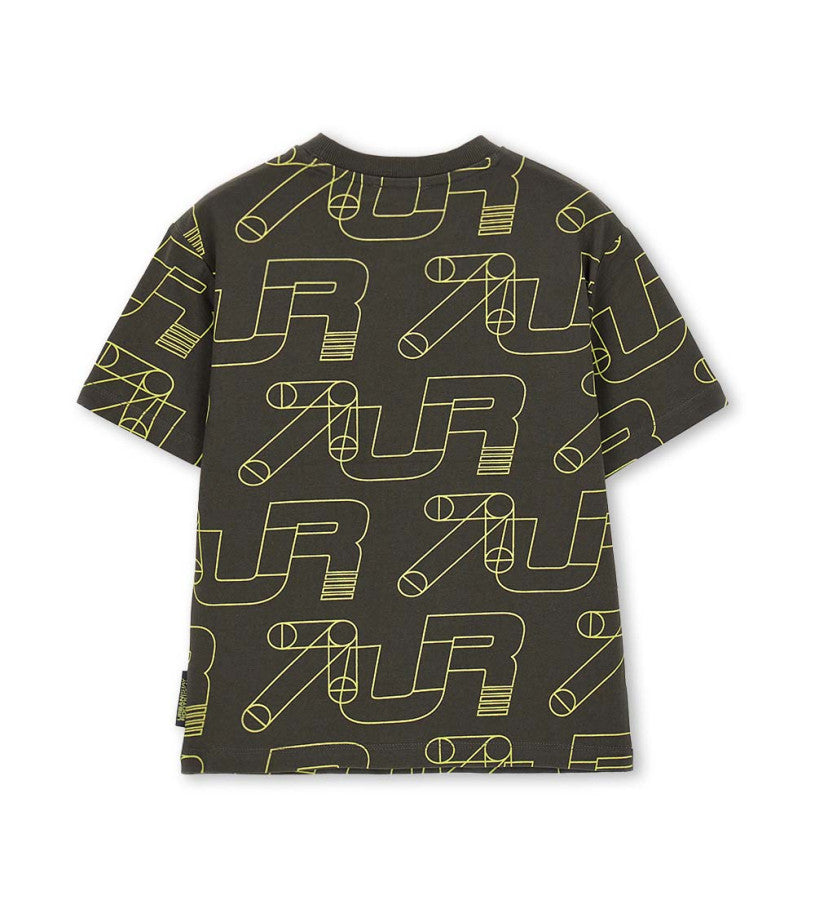 Allover print t-shirt