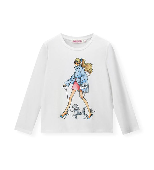 Glitter&amprhinestone t-shirt