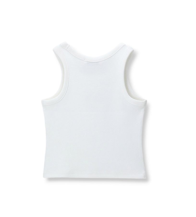 Tank top with embroidery