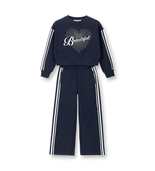 Tracksuit with stripes
