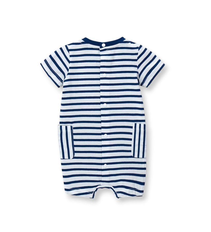 Striped romper
