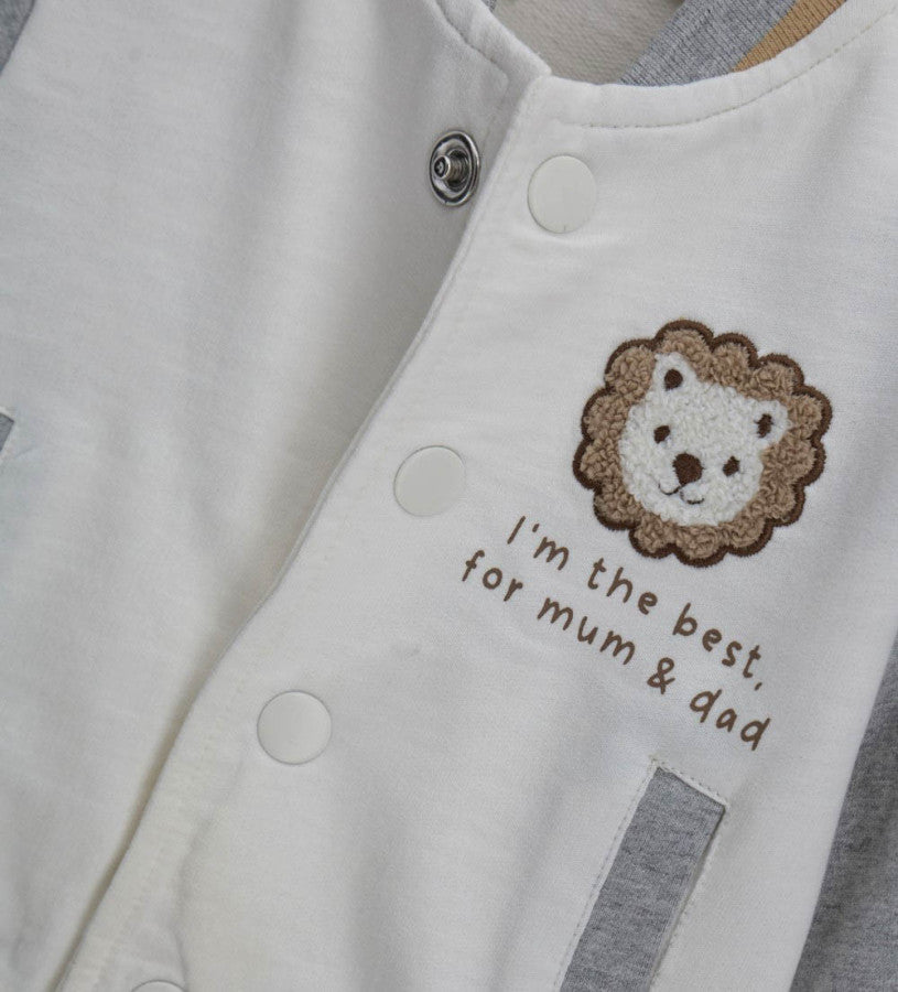 Teddy sweatshirt jacket