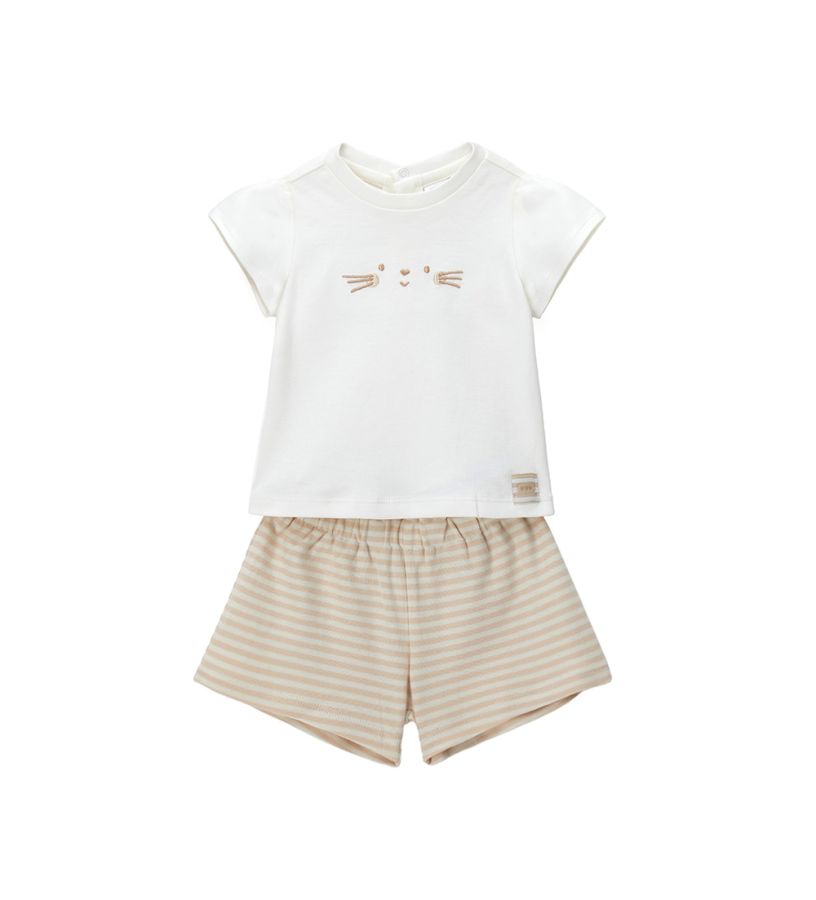 T-shirt and bermuda shorts set