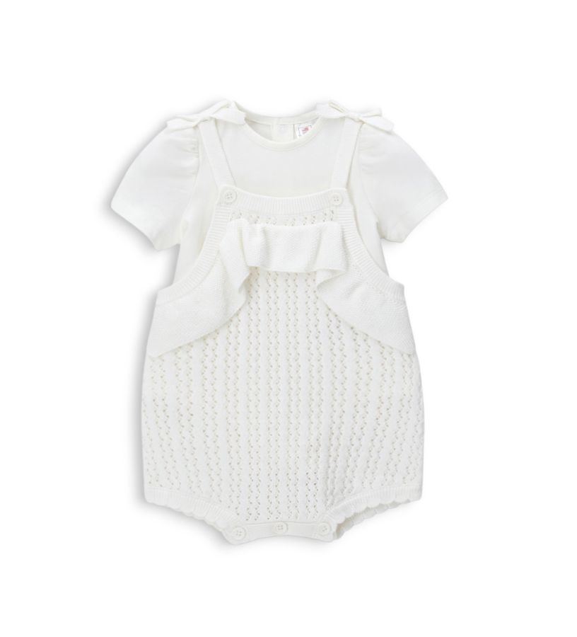 Bodysuit and overalls set