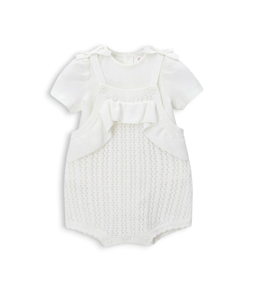 Bodysuit and overalls set