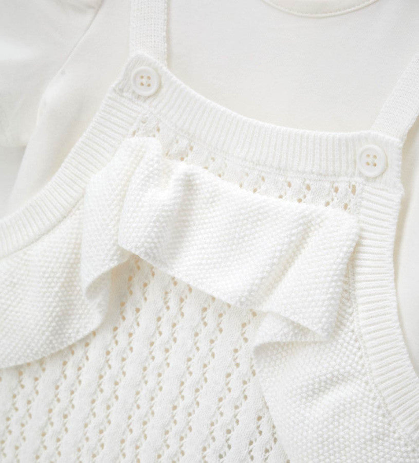 Bodysuit and overalls set