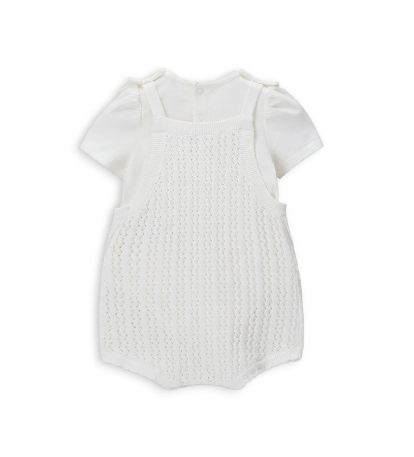 Bodysuit and overalls set